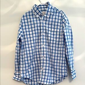 Boys JCrew Crewcuts Button Up Shirt Size 6/7